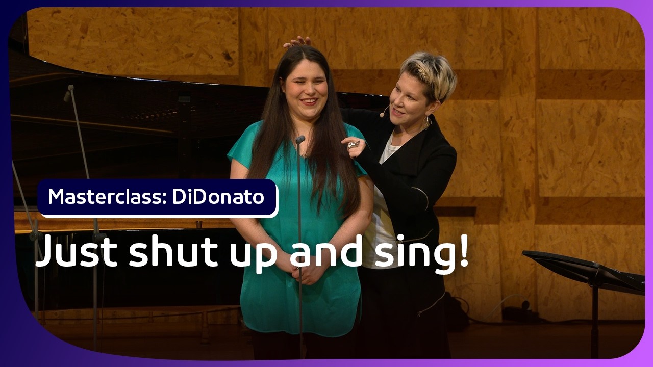 Masterclass Joyce DiDonato: Rommie Rochell zingt Cruda sorte! Amor tiranno! (Rossini) | NPO Klassiek