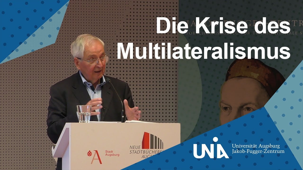 Klaus Töpfer: "Die Krise des Multilateralismus in einer Welt mit über 9 Milliarden Menschen"