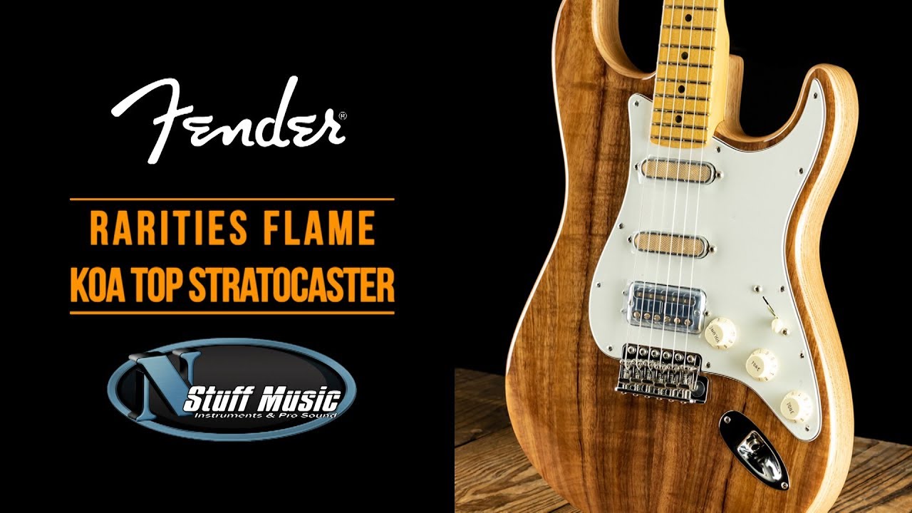 Fender Rarities Flame Koa Top Stratocaster - In-Depth Demo