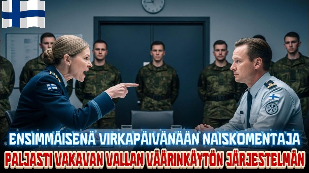 Kaksitähtinen kenraali menetti malttinsa ja huussi Naissotilas, ulos!