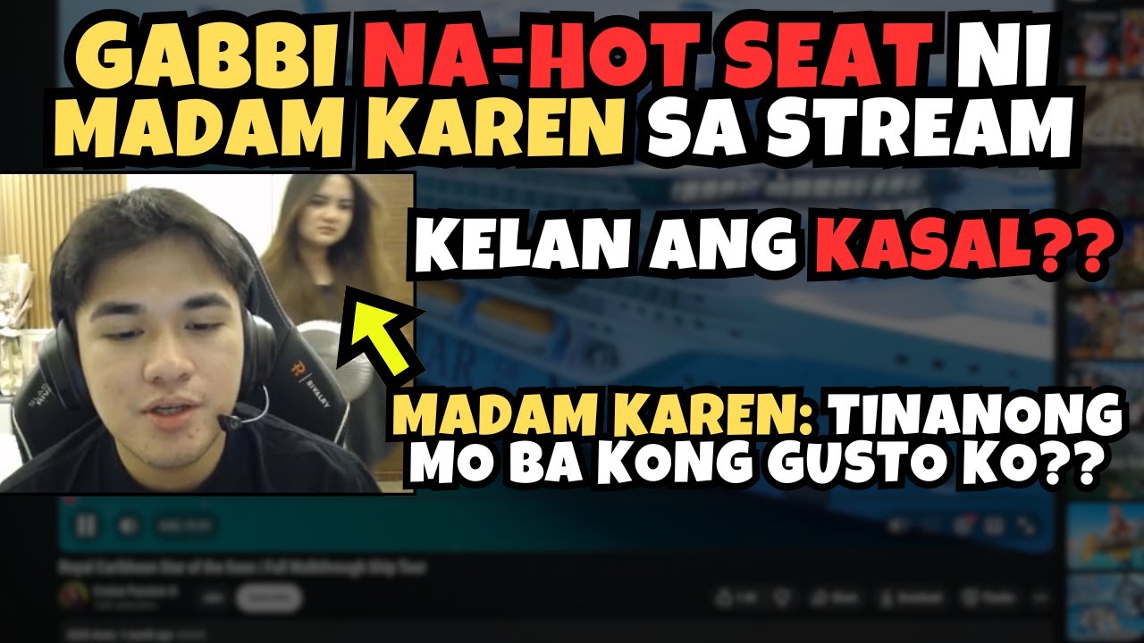 GABBI NA-HOT SEAT NI MADAM KAREN ABOUT SA KASAL | KELAN DAW ANG KASAL | LAUGHTRIP KWENTUHAN
