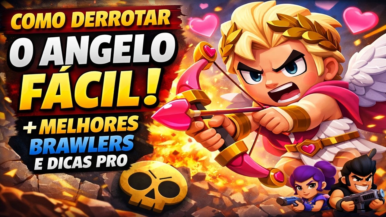 👉 COMO DERROTAR O ANGELO FÁCIL + MELHORES BRAWLERS E DICAS PRO #brawlstars #brawl