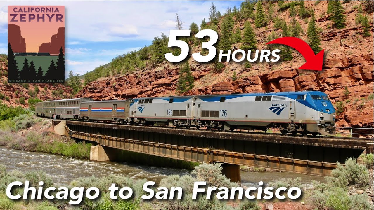 53 HRS Amtrak California Zephyr – Самое ЖИВОПИСНОЕ путешествие в США! Захватывающее приключение!