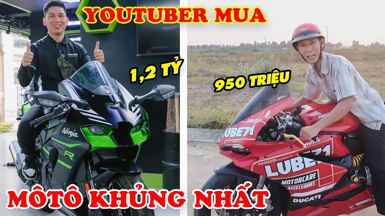 Chi Tiền Tỷ Mua Si&ecirc;u Xe 7 YOUTUBER Mua MOTO PKL Khủng Nhất VIỆT NAM Khiến Giới Trẻ Ao Ước