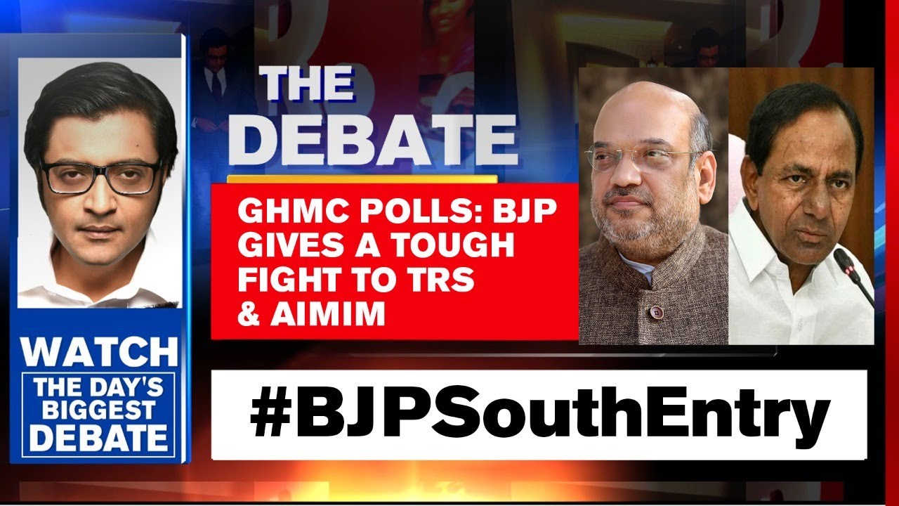 GHMC Polls: BJP Gives A Tough Fight To TRS & AIMIM | Arnab Goswami Debates