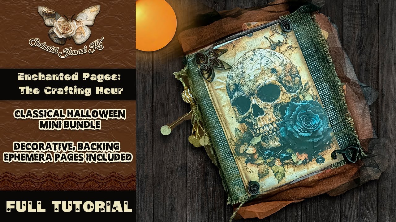 How to Make a Journal | Classical Halloween | Horror Storytelling | Junk Journaling Tutorial | Gift