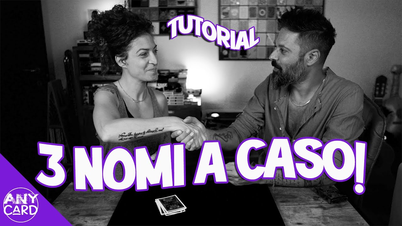 MAGIA DEI NOMI \\ TUTORIAL (FACILE) #magician #magictrick