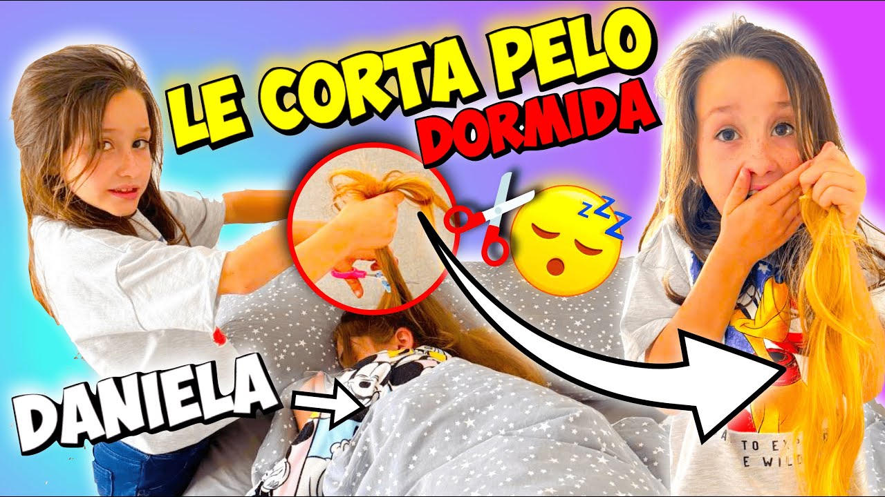 LE CORTO el PELO a DANIELA mientras DUERME 😱 me ESCONDO debajo de la CAMA! DivertiGuay