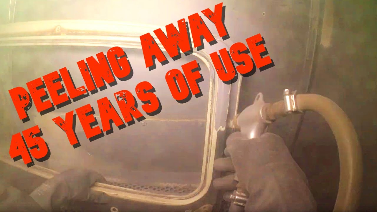 Windshield and door prep, blast away! : (Project FJ40 Week 20)