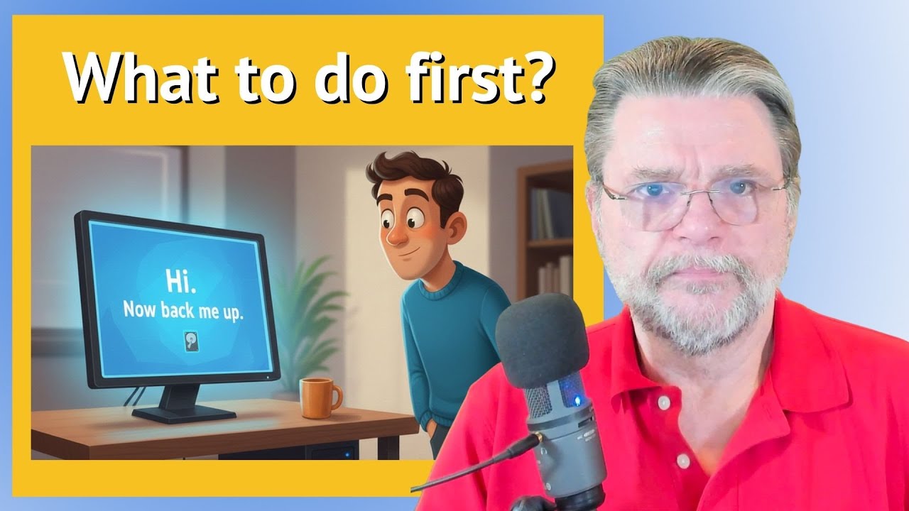 Резервное копирование нового компьютера