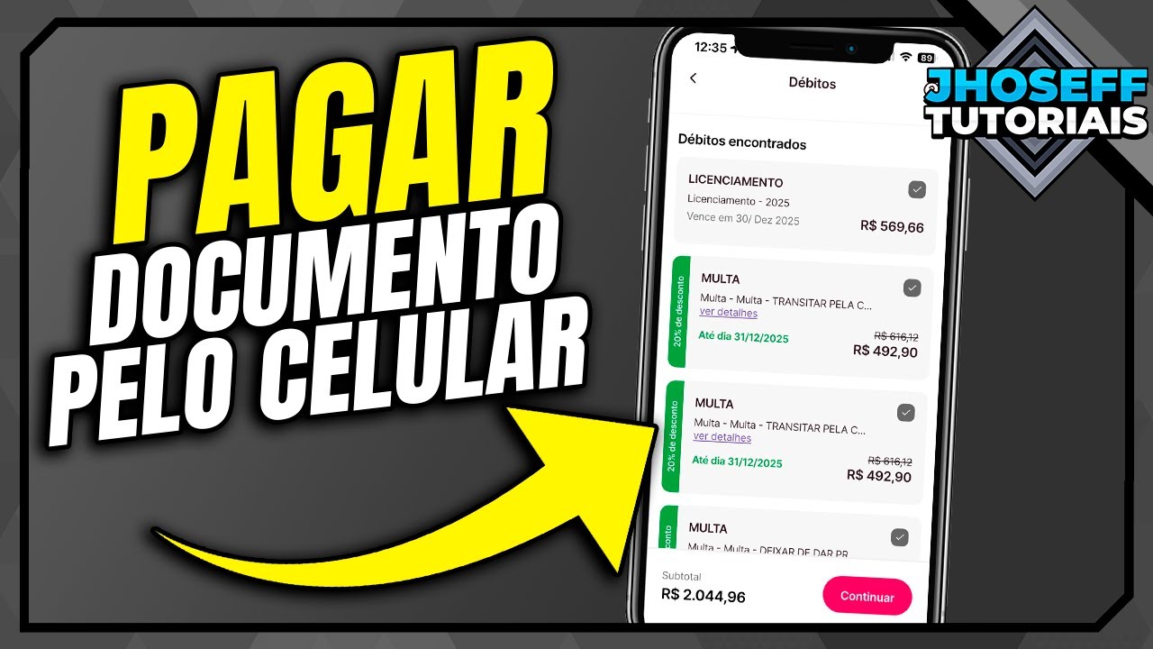 Como PAGAR o IPVA e DOCUMENTO do CARRO ou MOTO pelo CELULAR &ndash; parceiro do DETRAN