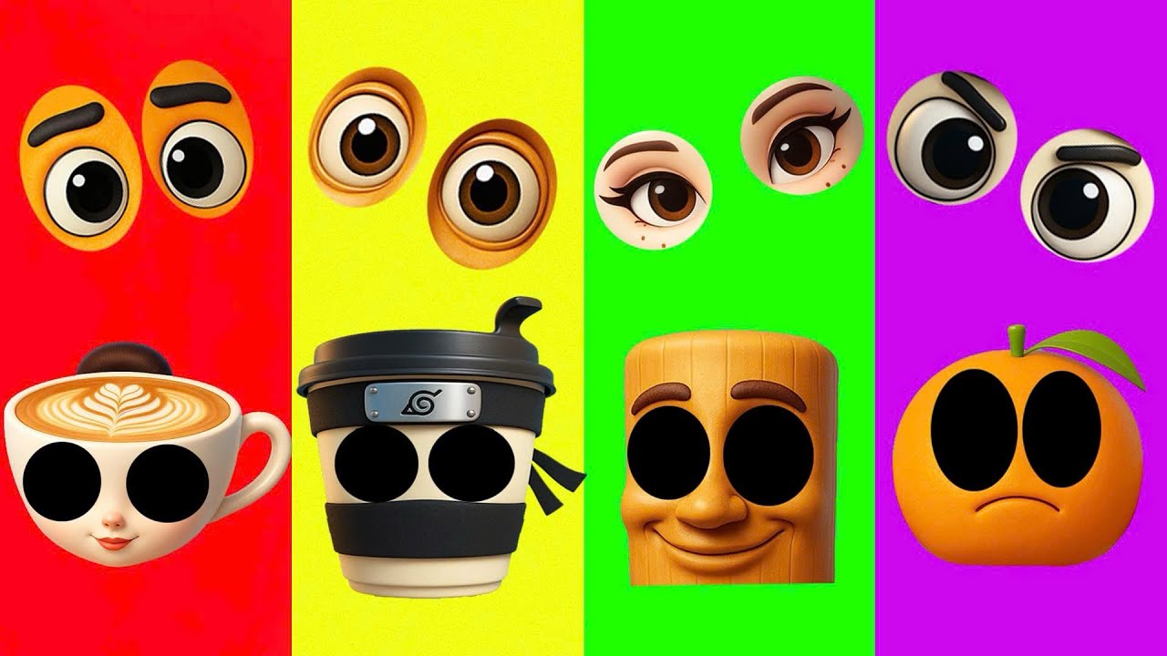 Brainrot Wrong Eyes Meme Game| Choose eyes for Tung Tung Sahur, Un Din Din Dun