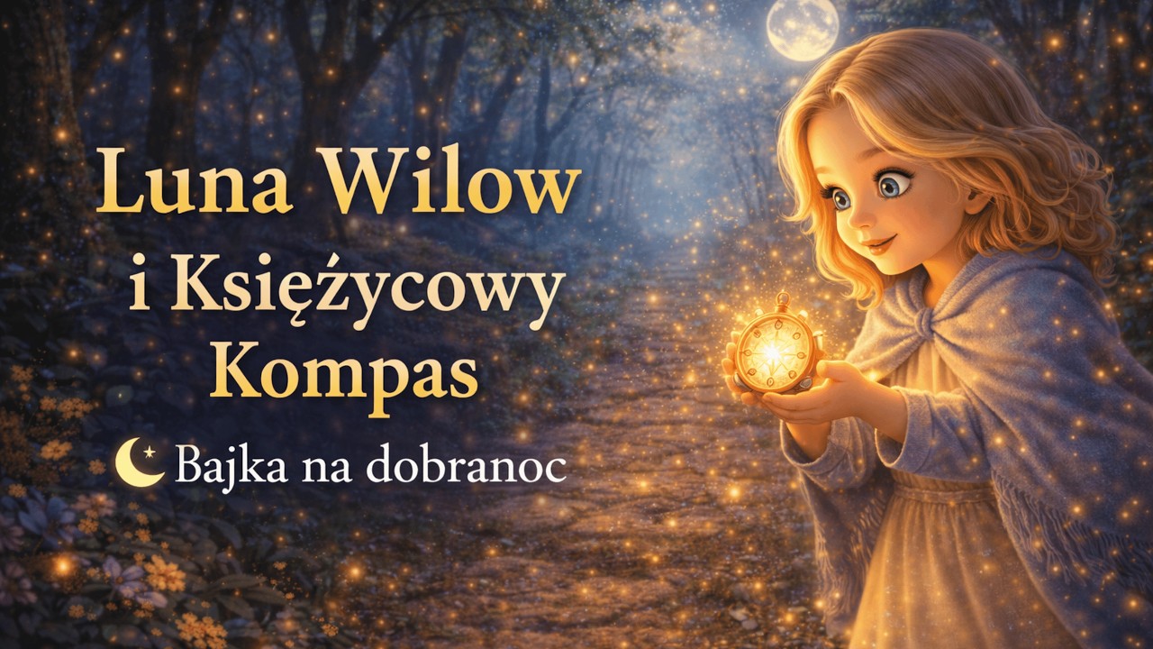 Luna Wilow i Księżycowy Kompas 🌙 Bajka na dobranoc | Magiczna opowieść o odwadze i świetle serca