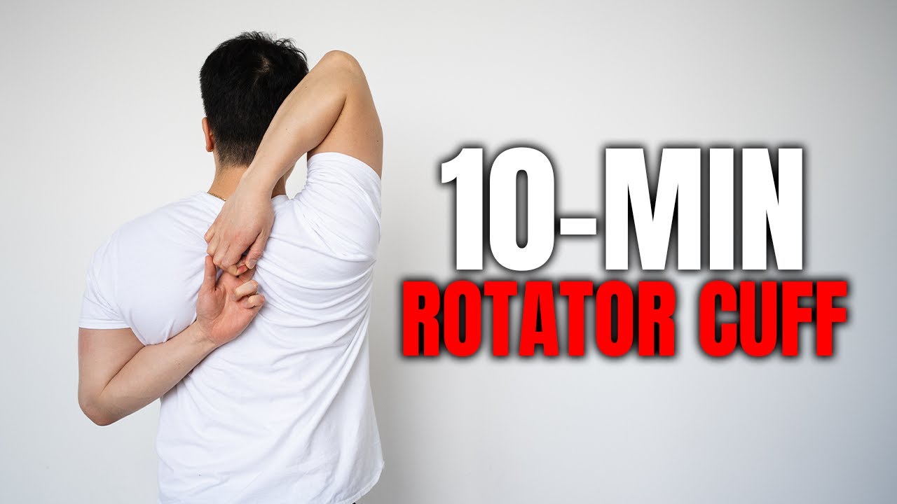10 Minute Rotator Cuff Warmup before bench press, pull ups, shoulder press and upper body workouts