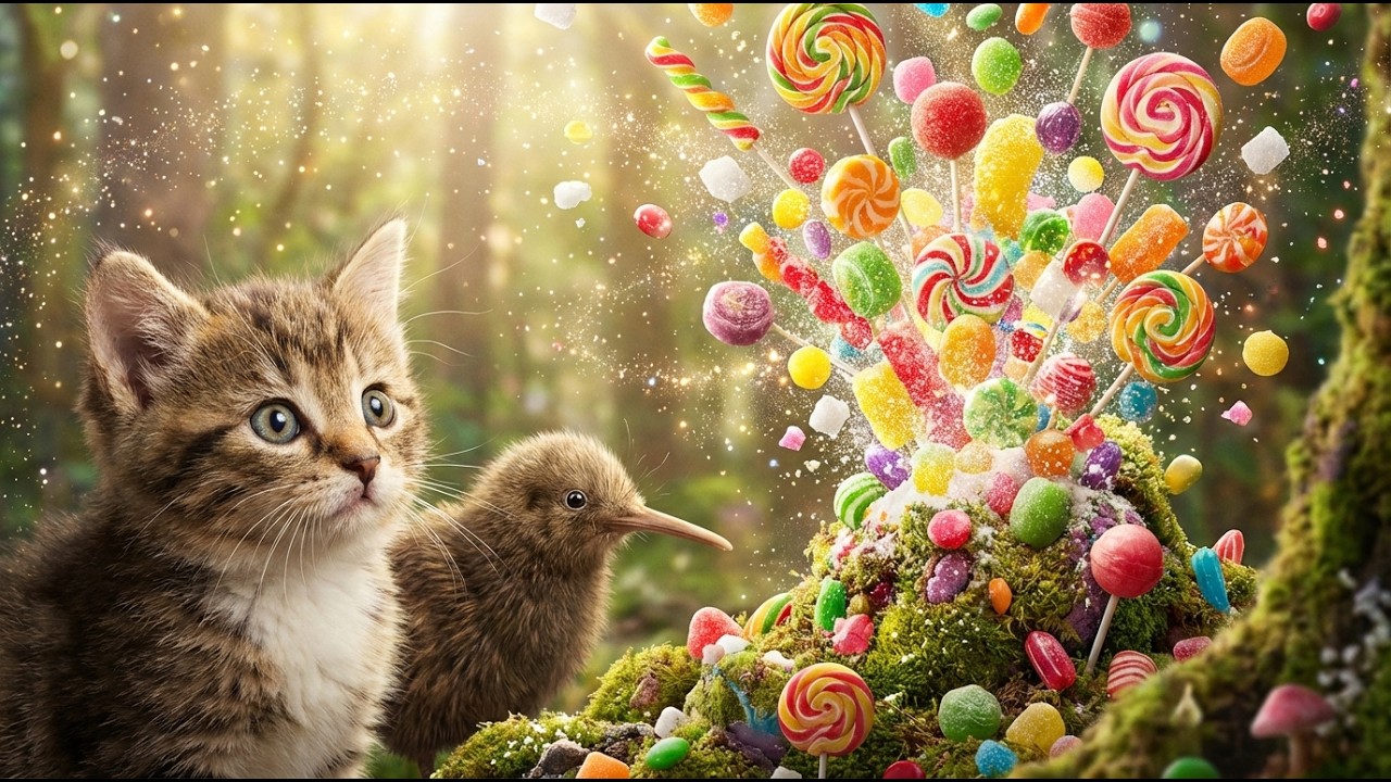 The Candy Machine Exploded… and the Kiwi Was Shocked 😳🍭