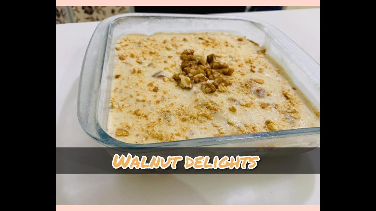 Walnut delights 😍 || quick & easy dessert by zehra's kitchen ❤
