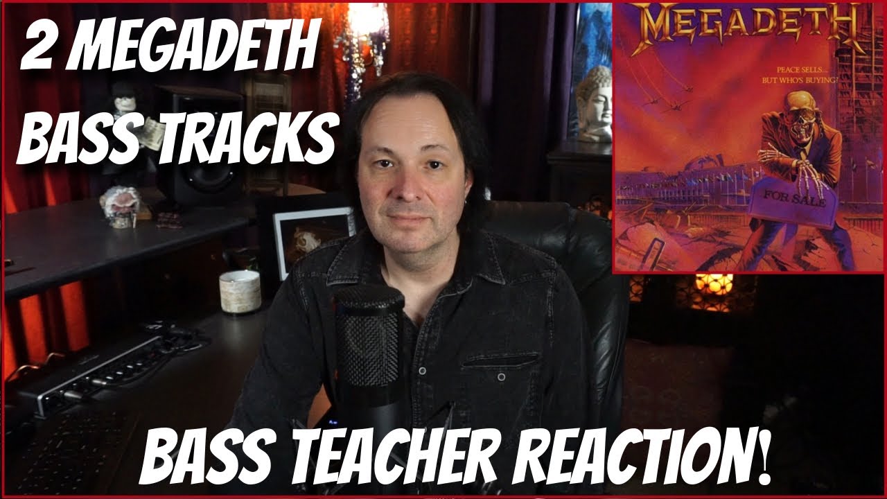 Megadeth - (The Conjuring, My Last Words) Bass Track Reaction!