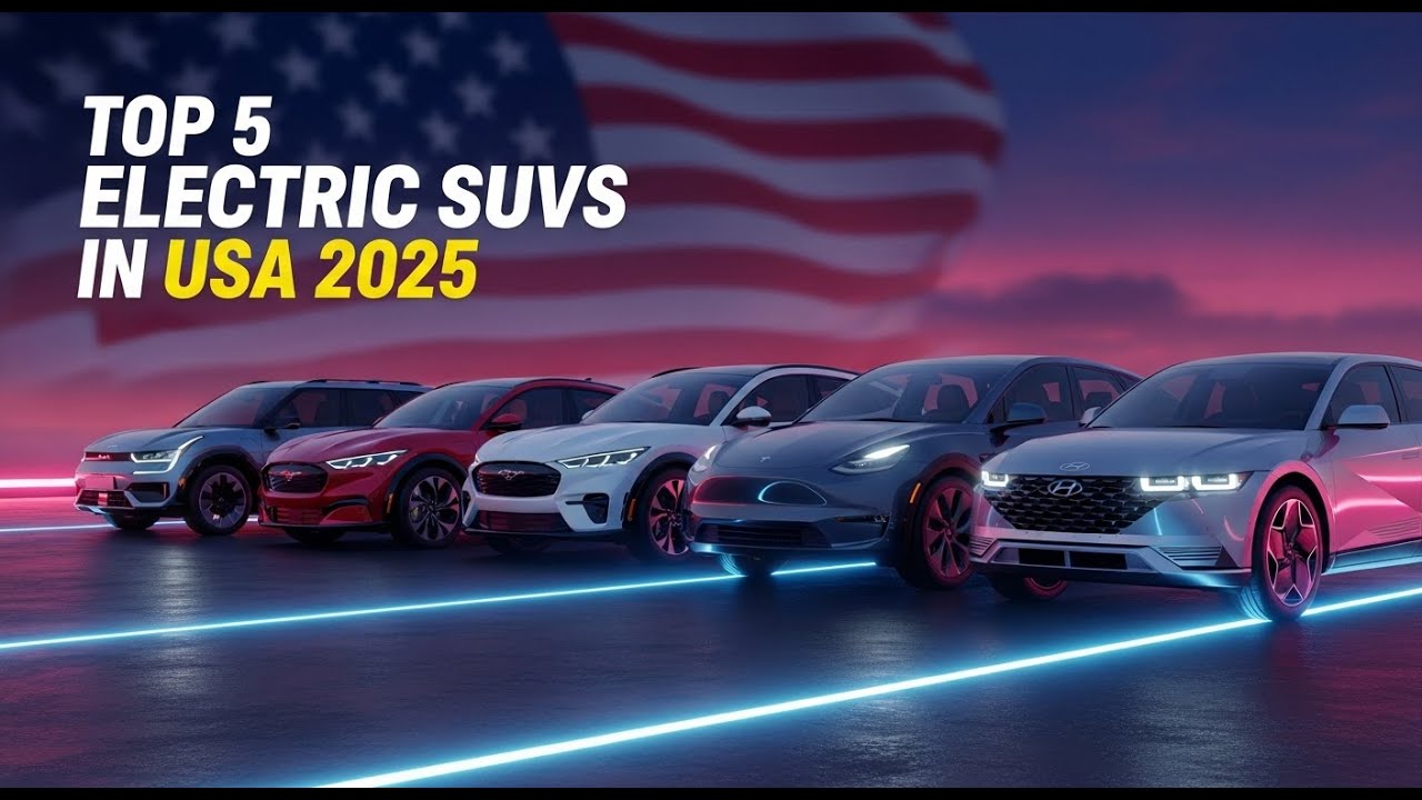 Top 5 Electric SUVs in USA 2025 | Best EV SUVs You Can Buy!
