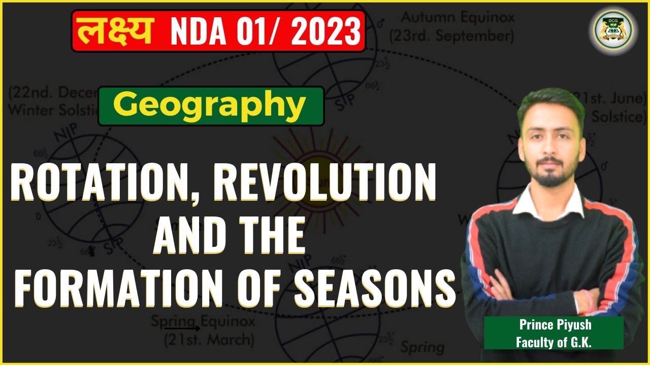 EARTH'S ROTATION & REVOLUTION | Why Do We Have Seasons? World Geography || Earth Seasons #dcg