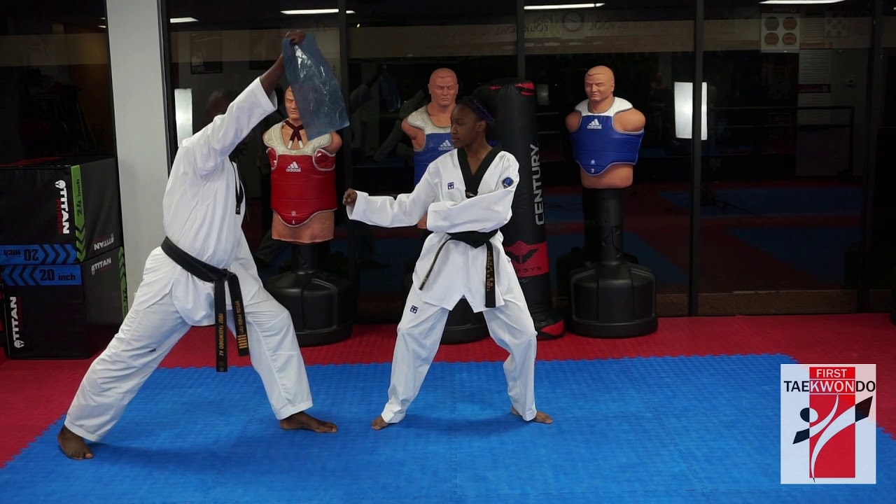 Fast Side Kick -- Yellow Belt  Breaking Technique