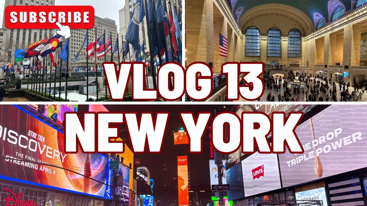 Vlog 13 New York 🇺🇸 - Times Square, Grand Central Terminal, Central Park