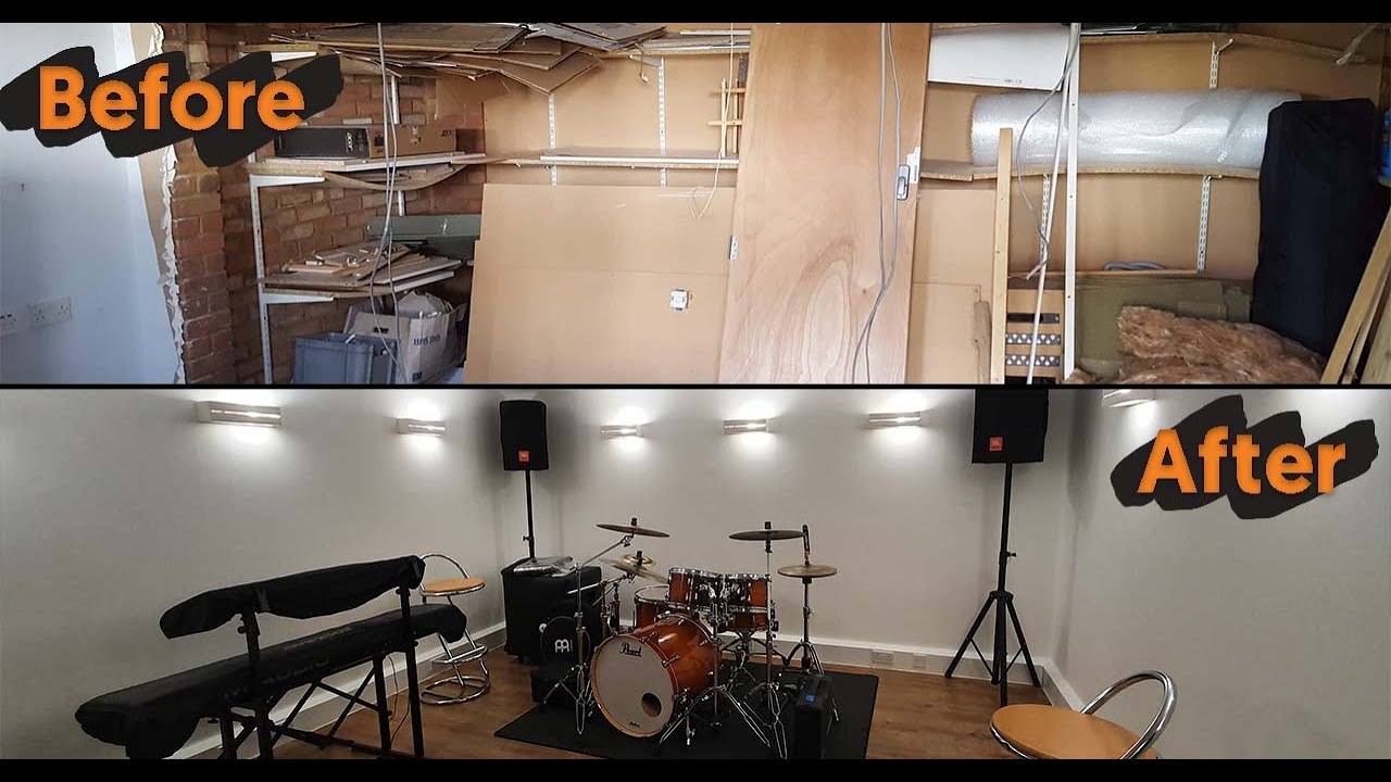 Garage to Music Studio Conversion [Timelapse]
