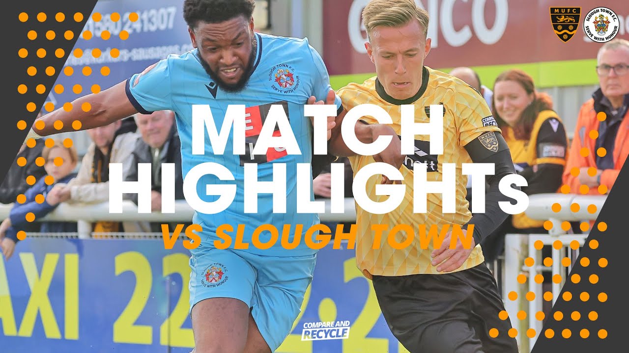 Maidstone United Vs Slough Town (19/10/24)