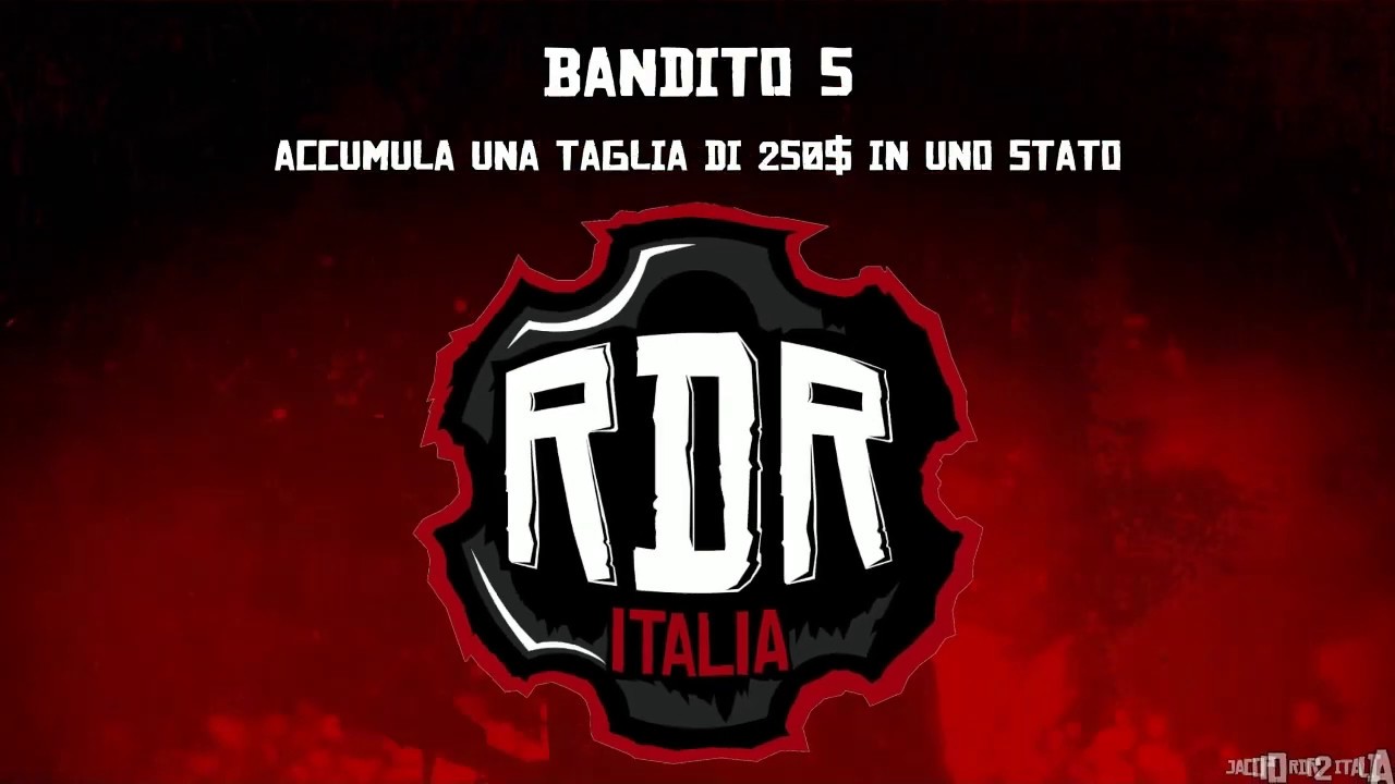 RDR2 ITA | SFIDA BANDITO 5 | Accumula una taglia di 250$ in uno stato