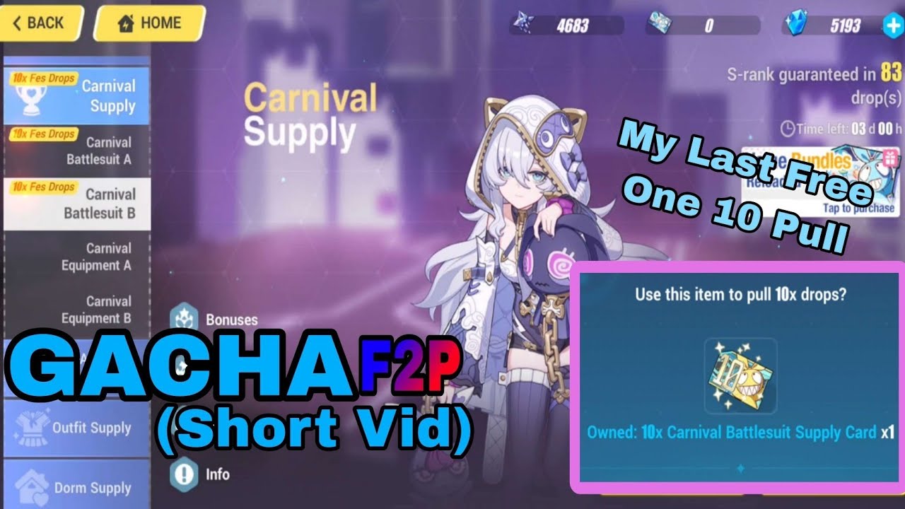 Shirley I Get Lucky Agane🗿 | Gacha | Mobile | Honkai Impact 3rd 8.1
