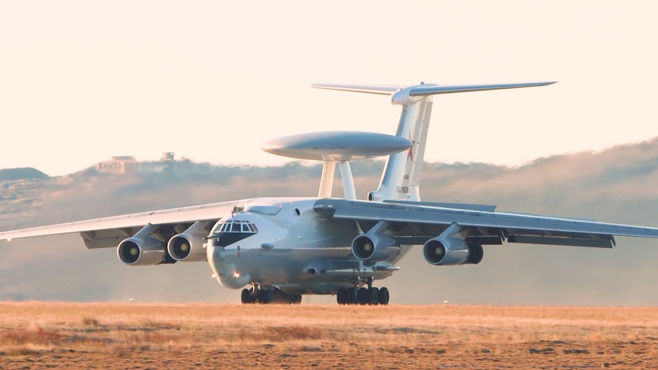 А-50, посадка, переговоры. Russian AWACS+ATC.