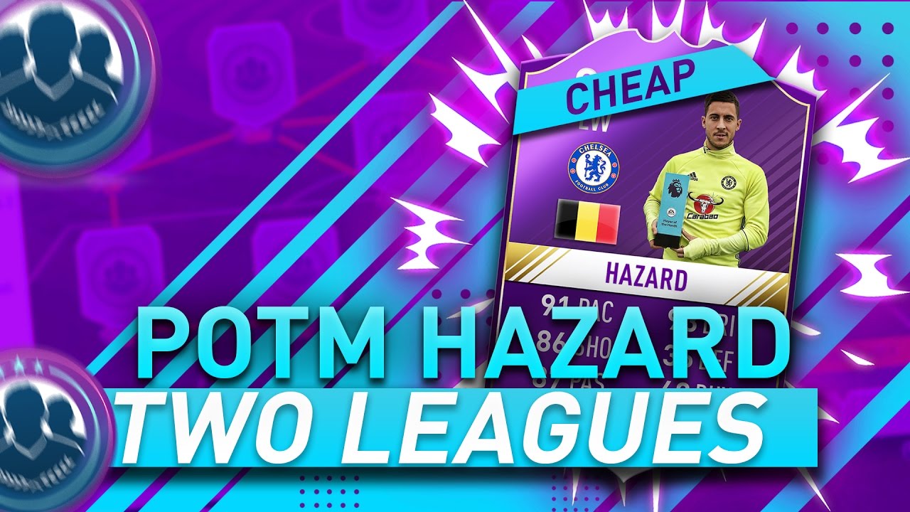 Hazard POTM - 'Two Leagues' SBC Cheapest Solution | Squad Building Challenge Guide | FIFA 17
