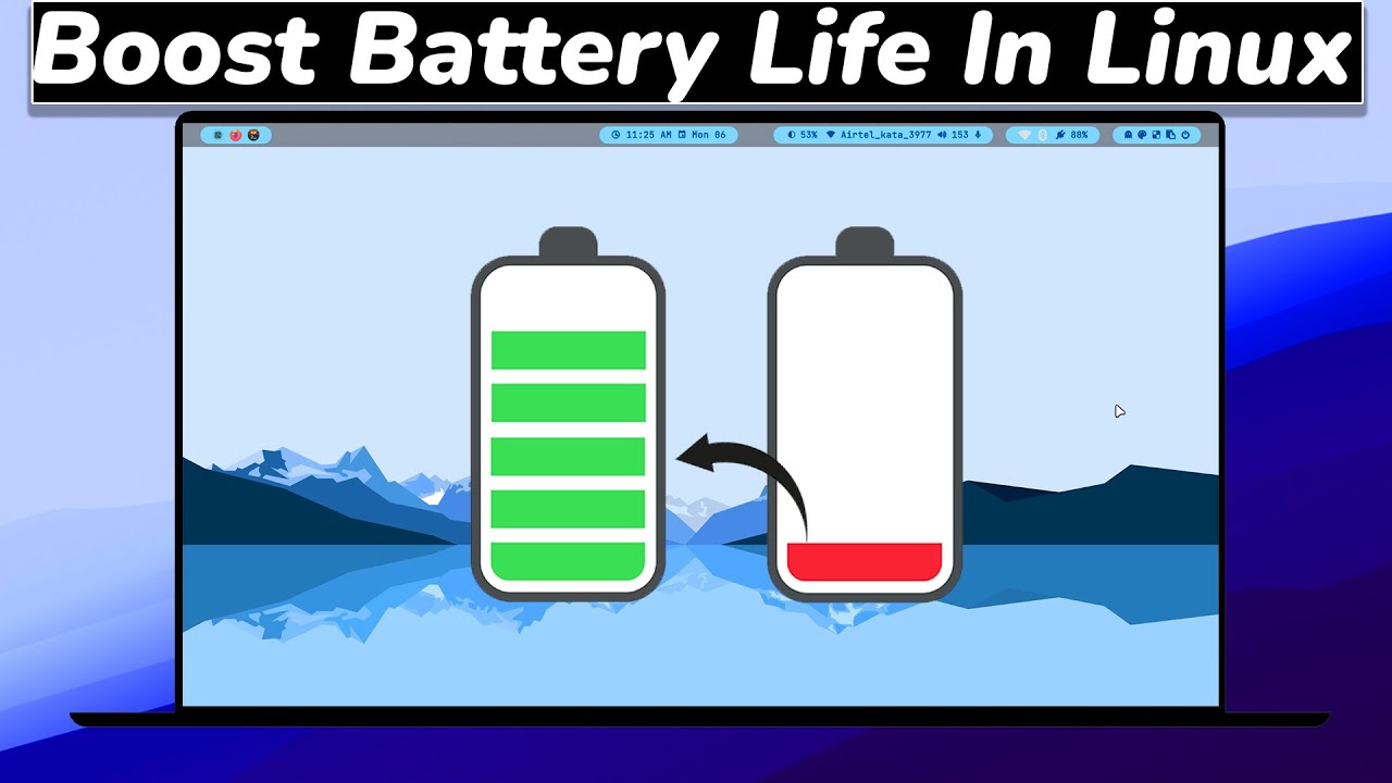 How To Fix Battery Drain On Linux Laptop & Improve Battery Life (MUST TRY)