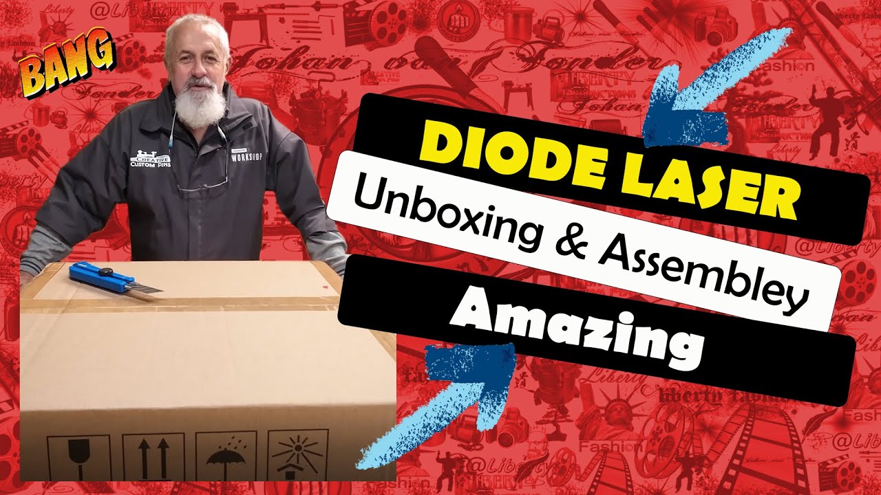 Diode Laser Unboxing & Assembly Atomstack A20