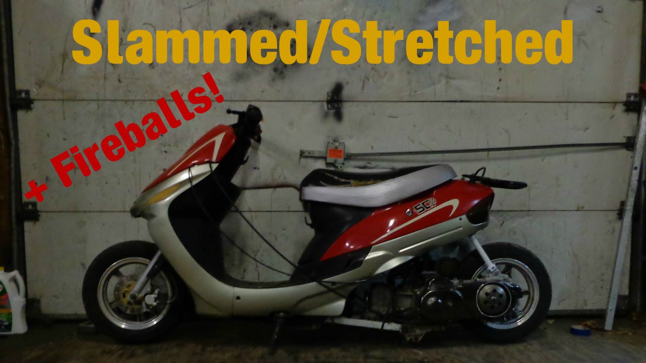 Stretched/Slammed Moped Build!