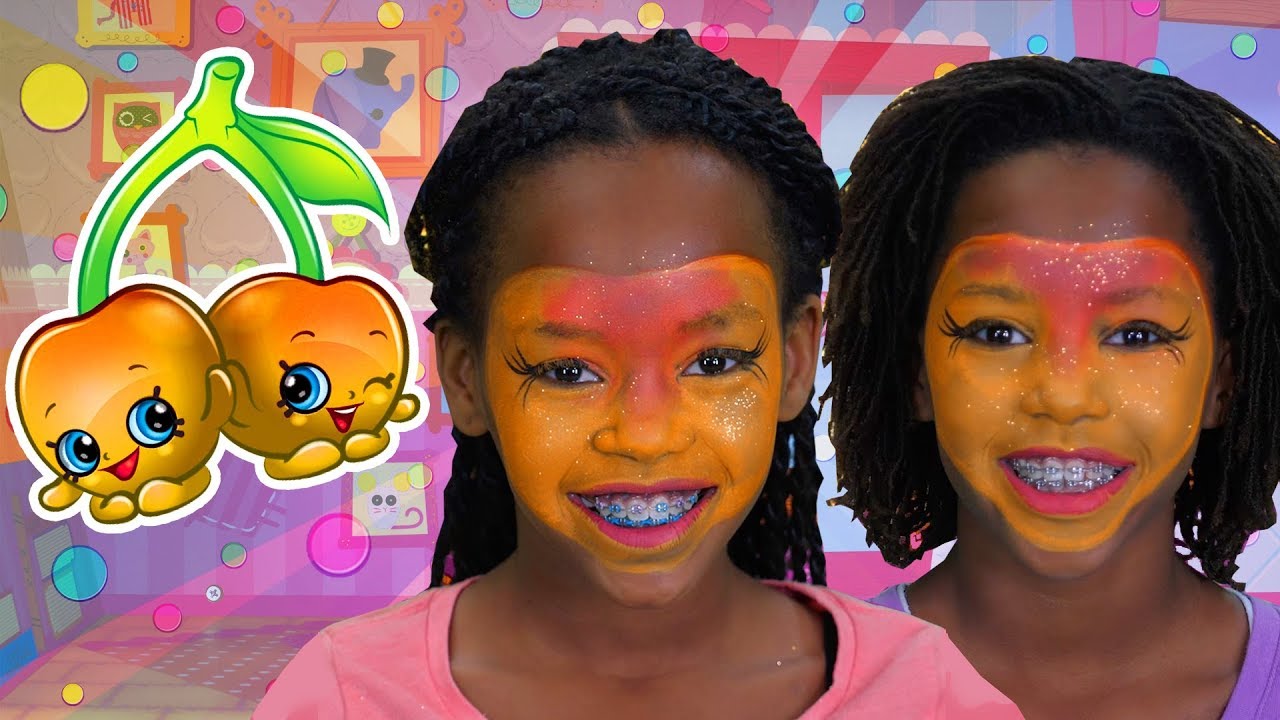 Cheeky Cherries Shopkins Face Paint | Shopkins | We Love Face Paint