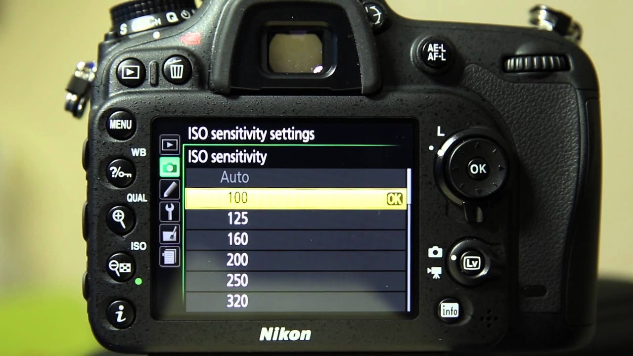 D7100 - Menu User Guide