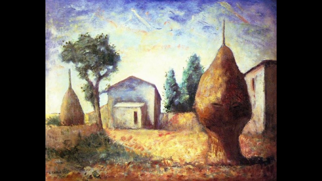 Carlo Carra  卡洛&middot;卡拉  (1881-1966)  Futurism  Metaphysical art  Italian