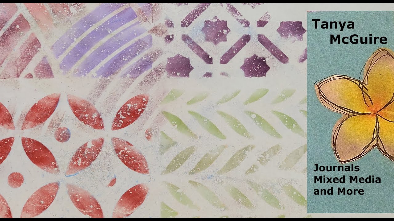 Gelli Plate Techniques Using Chalk