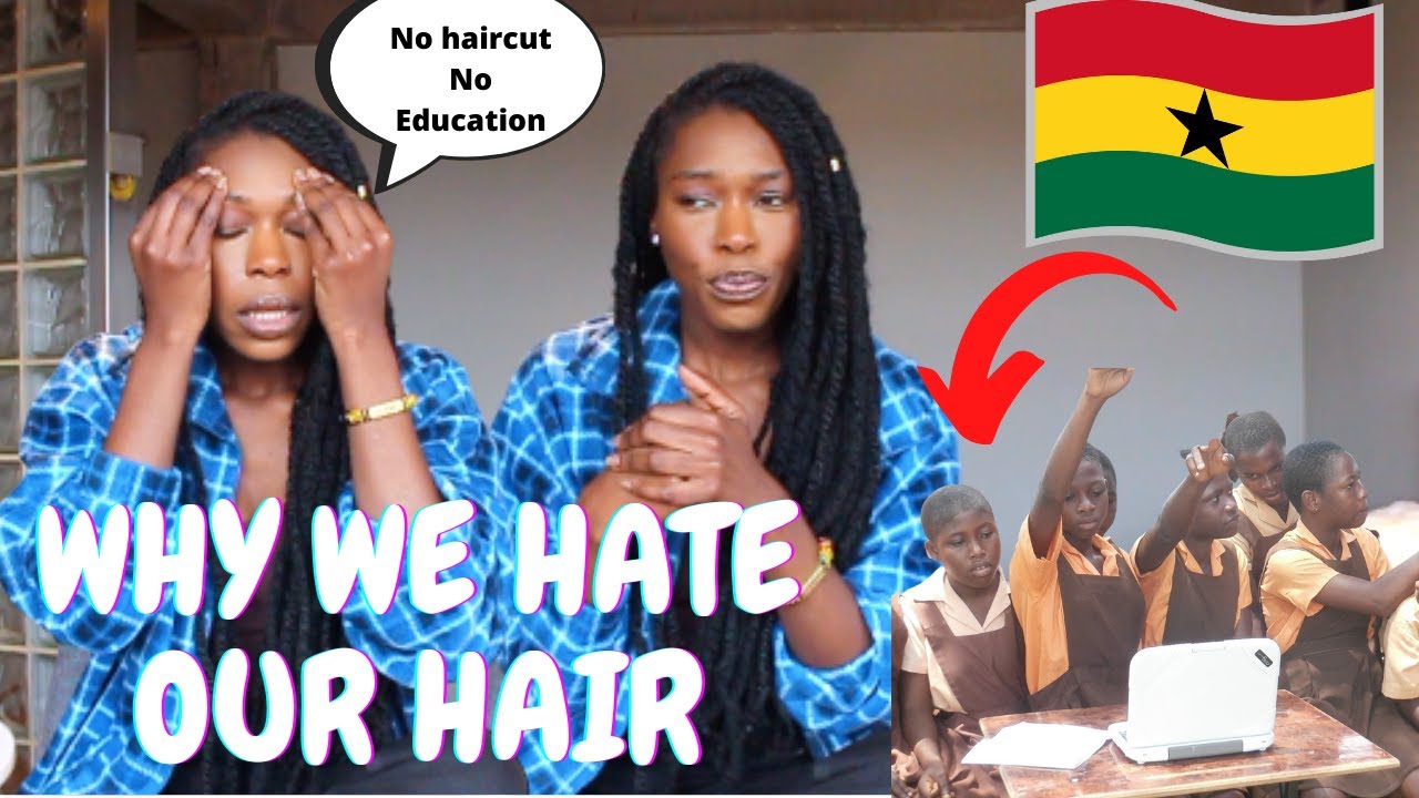 WHY DO GIRLS HAVE TO SHAVE THEIR HAIR FOR SCHOOL IN GHANA? Culture or Colonization | with Adwoa Lee