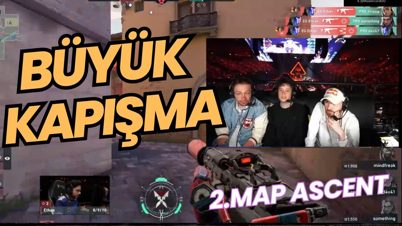 FERİT COMBATRY HELLİAN EG VS PRX DÜNYA FİNALİ İKİNCİ HARİTA VALORANT CHAMPIONS 2023 !