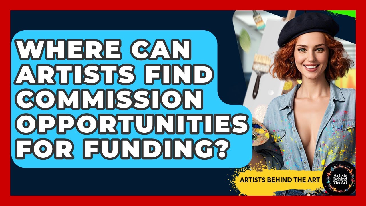 Where Can Artists Find Commission Opportunities For Funding? - Artists Behind the Art