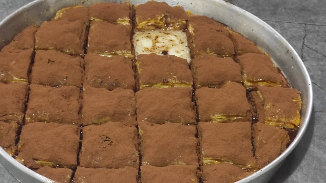 Soğuk baklava 🤌bu tarif hem kolay hem pratik 👍 lezzetine doyum olmayan bir tatlı