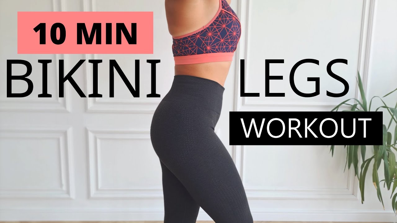 10 MIN BIKINI LEGS Workout (No Equipment/Home Workout)