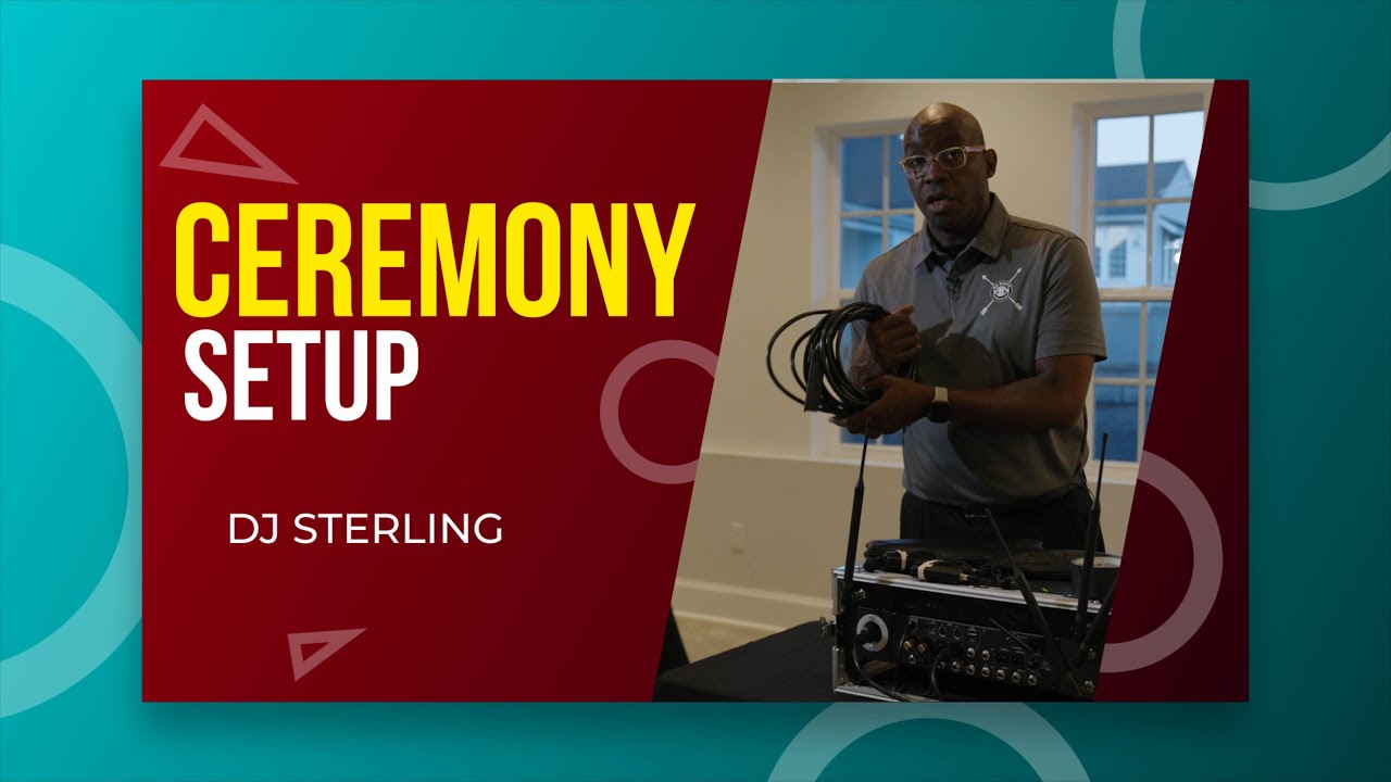 Wedding Ceremony Setup with Shure QLDX and Behringer X Air RX12