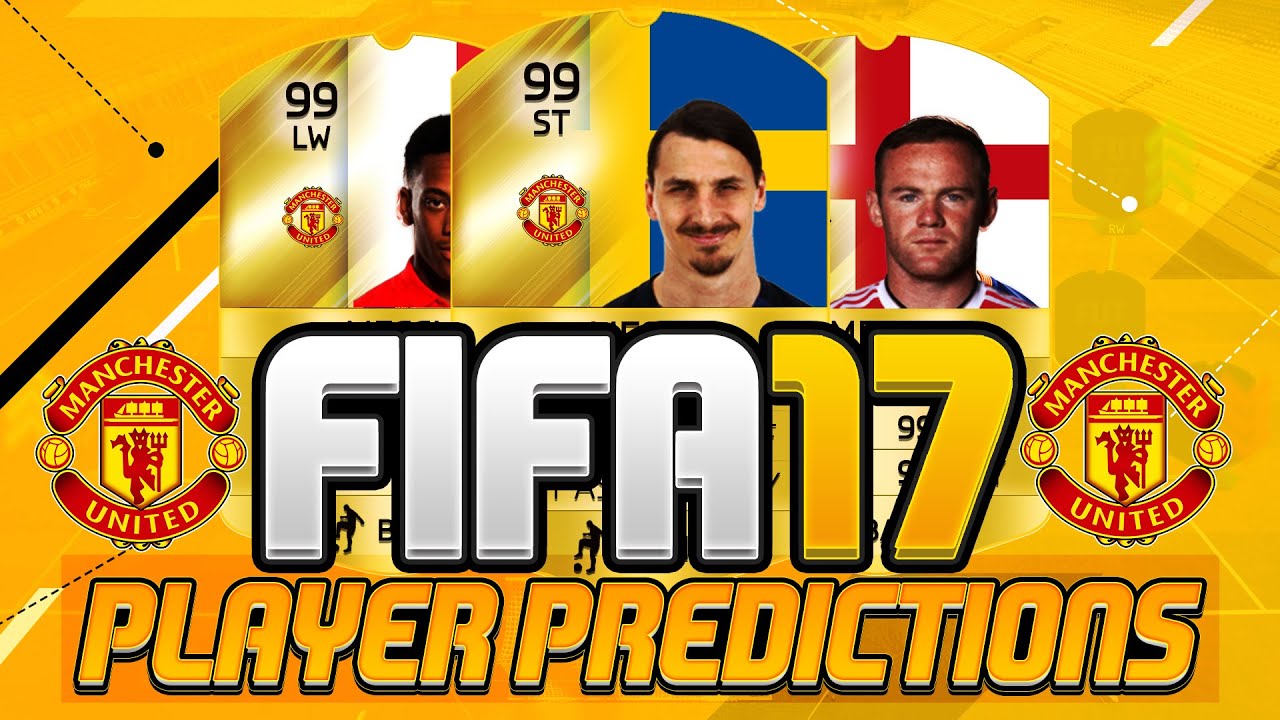 FIFA 17 Manchester United Player Ratings Predictions!! Ft. Ibrahimović, Rooney & Martial!!
