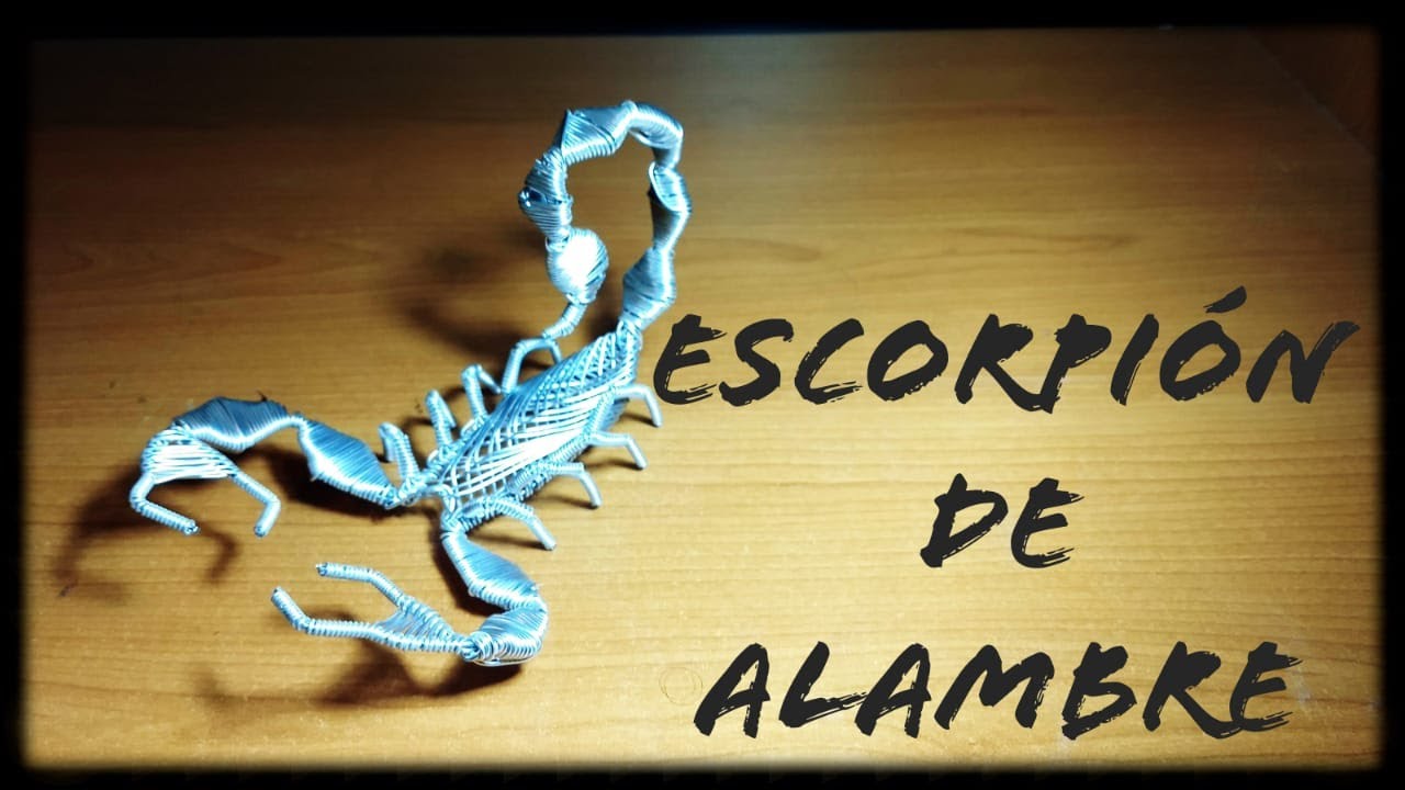 Como Hacer un Escorpión de Alambre