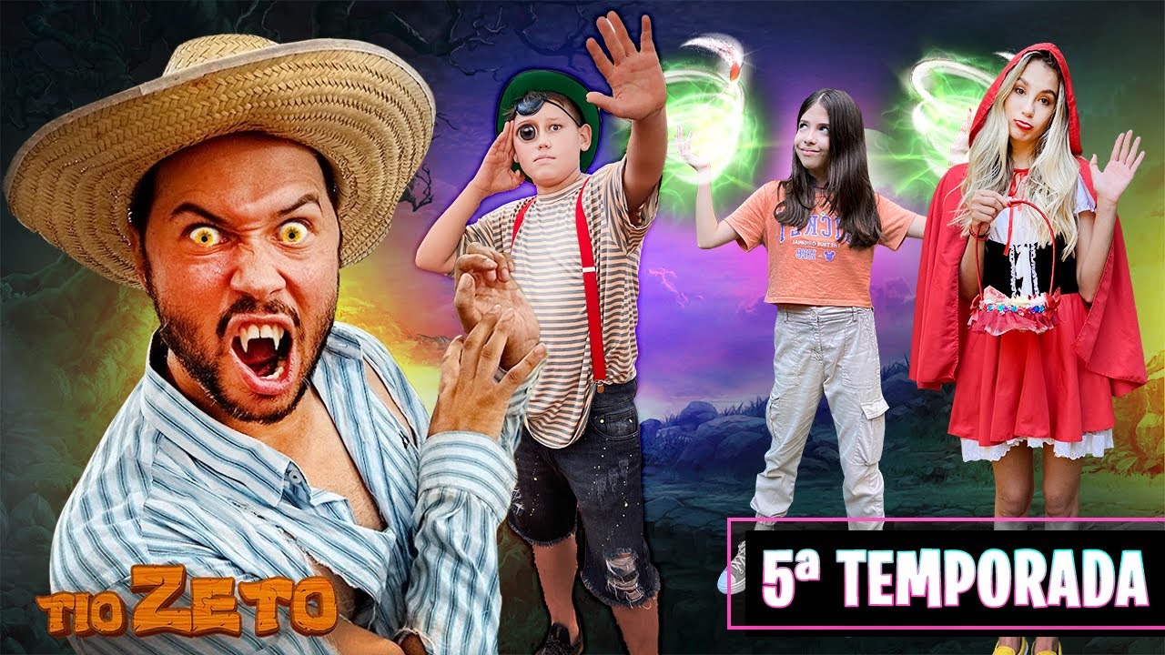 CONTOS DA MEIA NOITE - LOBISOMENS, BRUXAS E CHAPEUZINHO- TEMPORADA COMPLETA! ( Tio Zeto WebSerie )