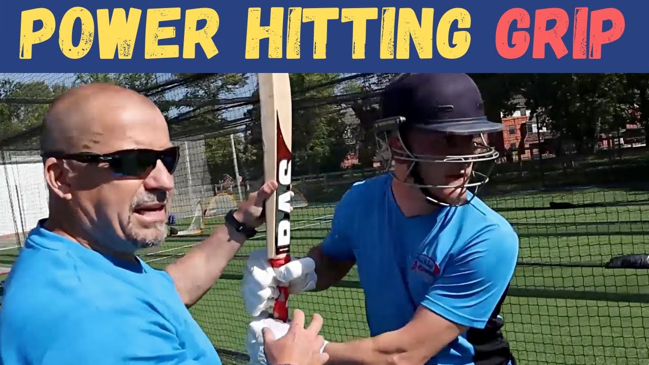Batting Grip & Swing For POWER Hitting | How To Bat In Cricket & Hit FOURS & SIXES | Julian Wood