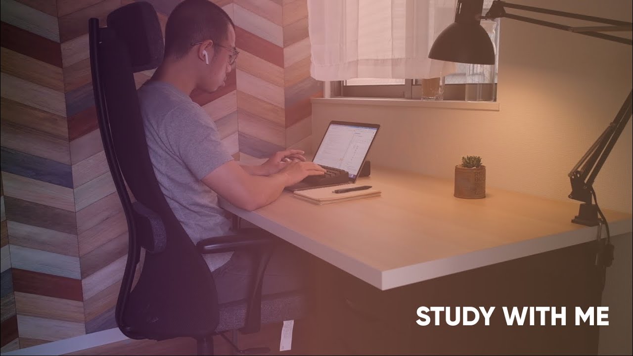 Study with Me (2 hours, pomodoro 50/10, Christian Music w/ noise)