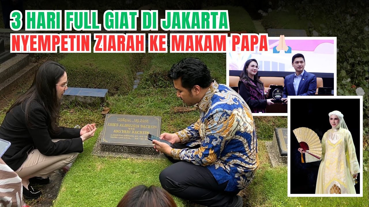 ZIARAH KE MAKAM PAPA DI JAKARTA BARENG SUAMI | Arumi Bachsin